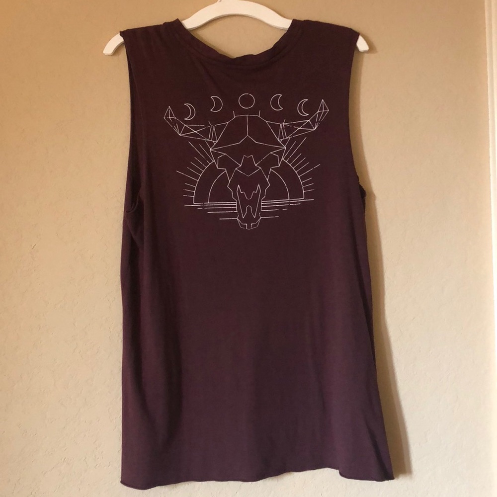 Boho tank/muscle tee